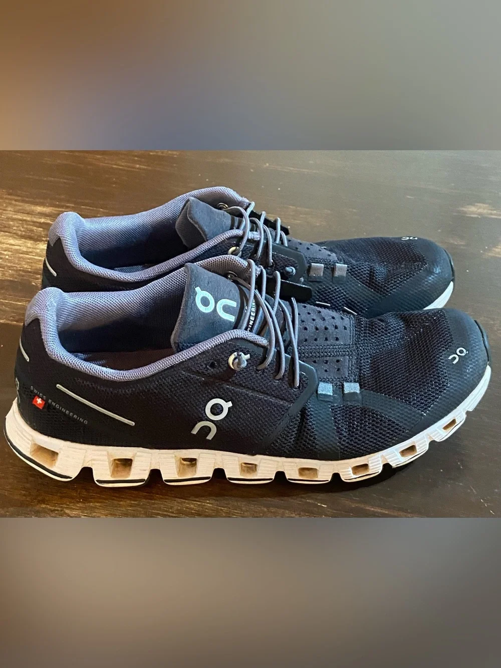 On Running Black and White Women's Athletic Shoes